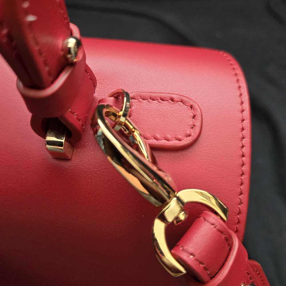 Silver & Riley Red Leather Satchel - Picture 13 of 16